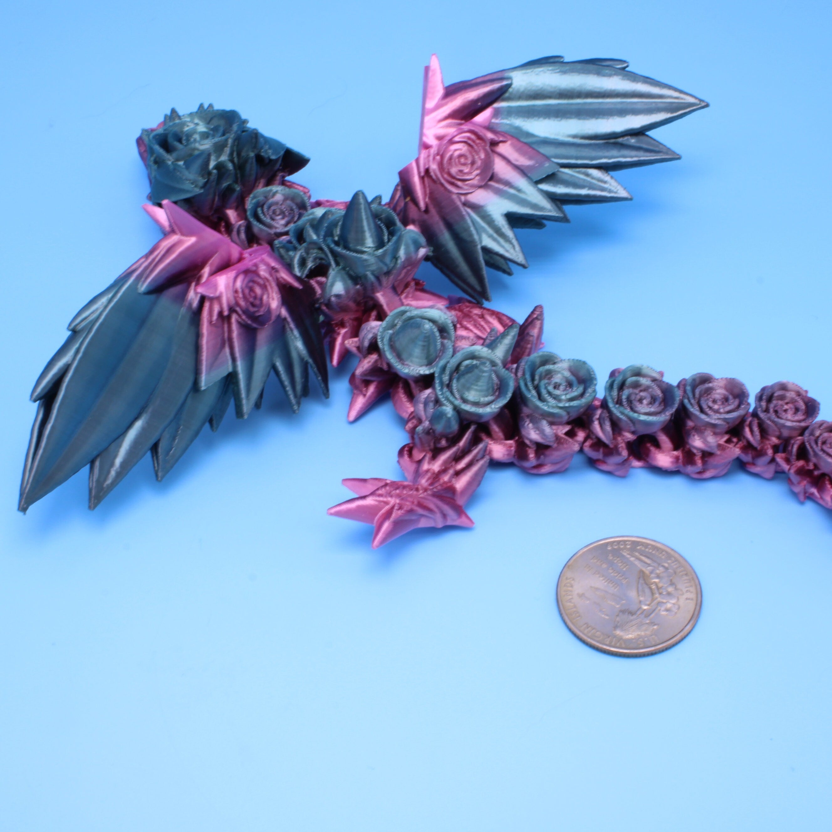 Baby Rose Wing Dragon | 8.5 in.