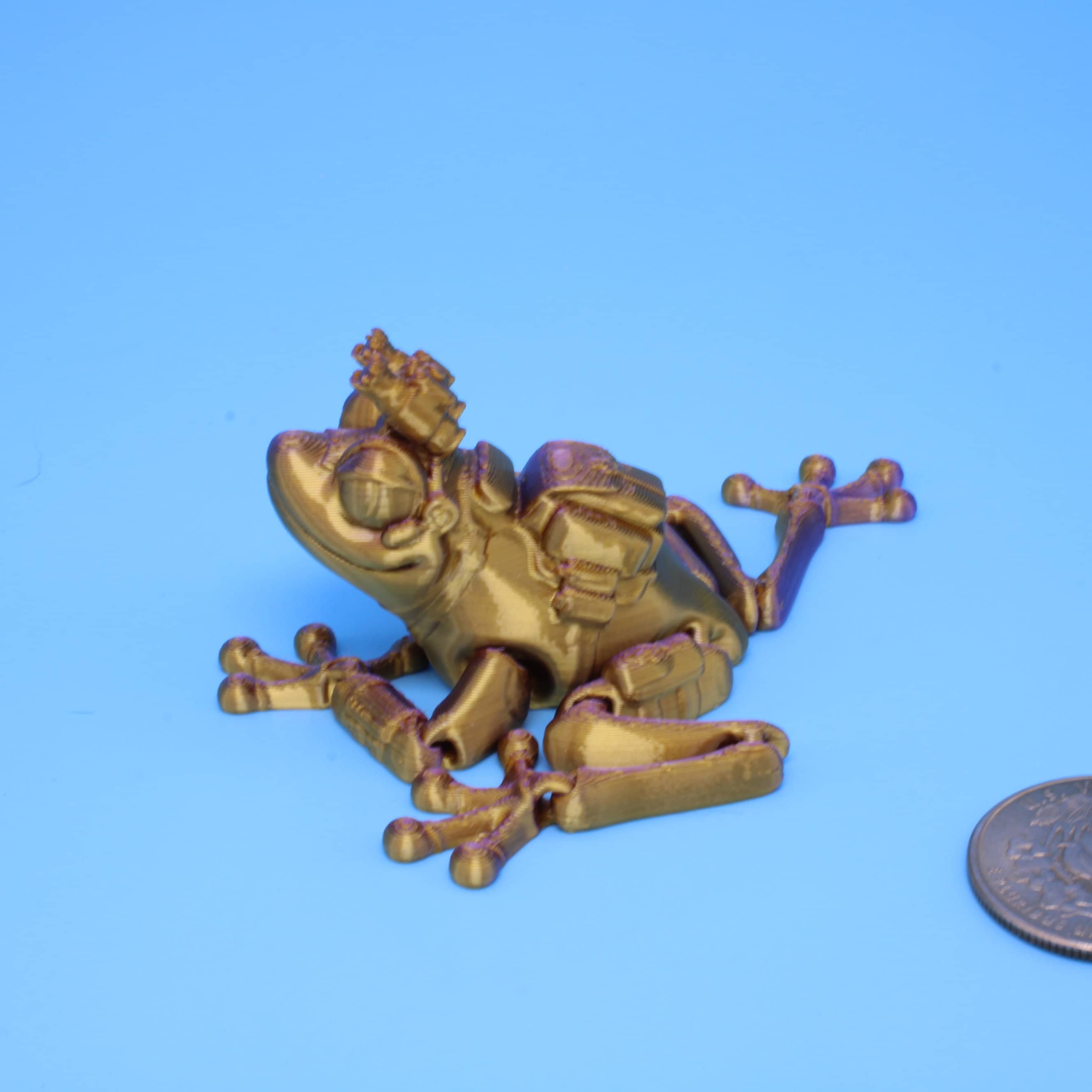 Special Ops Frog | 3D Printed | Miniature