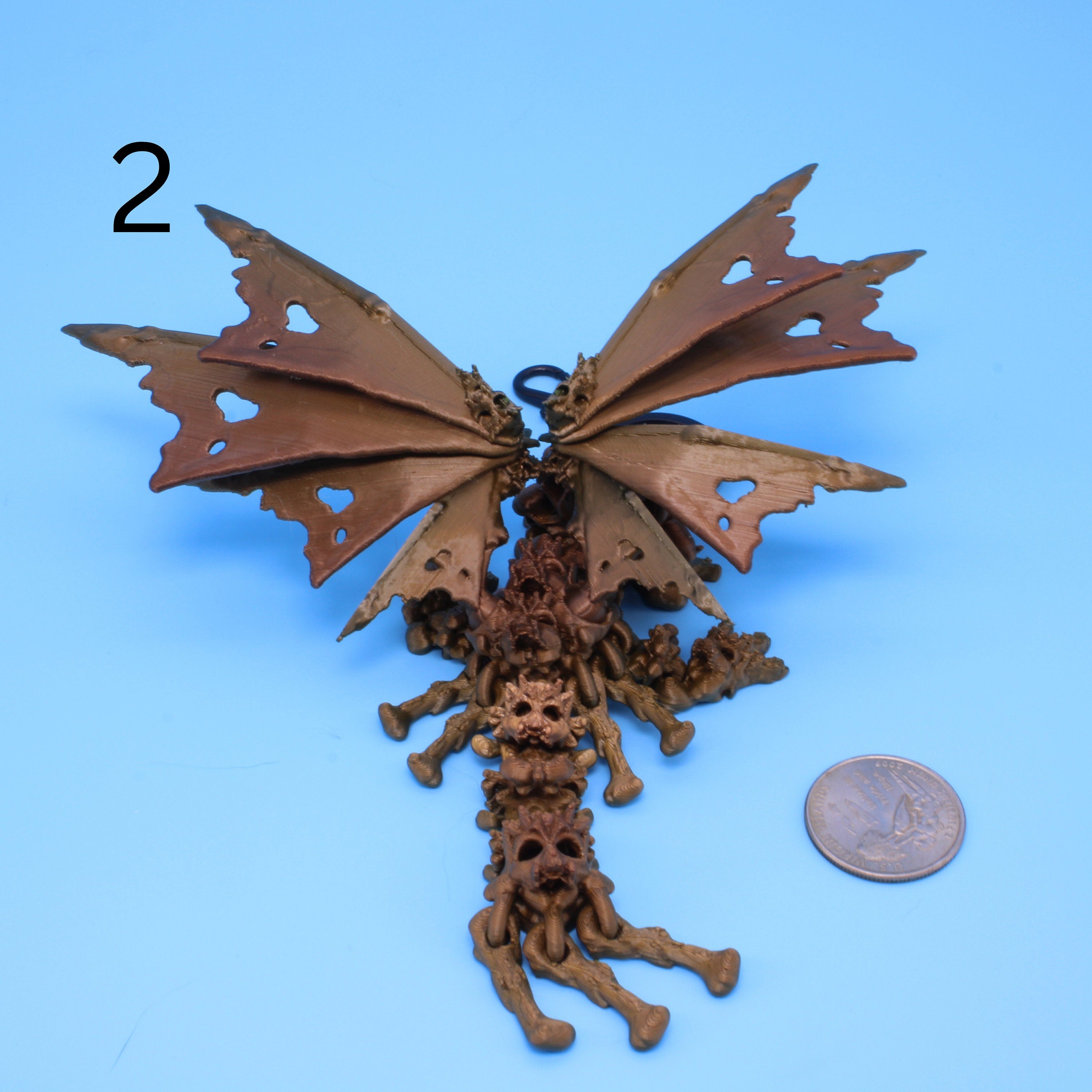 Hollow Dragon | 3D Printed, 5 in.
