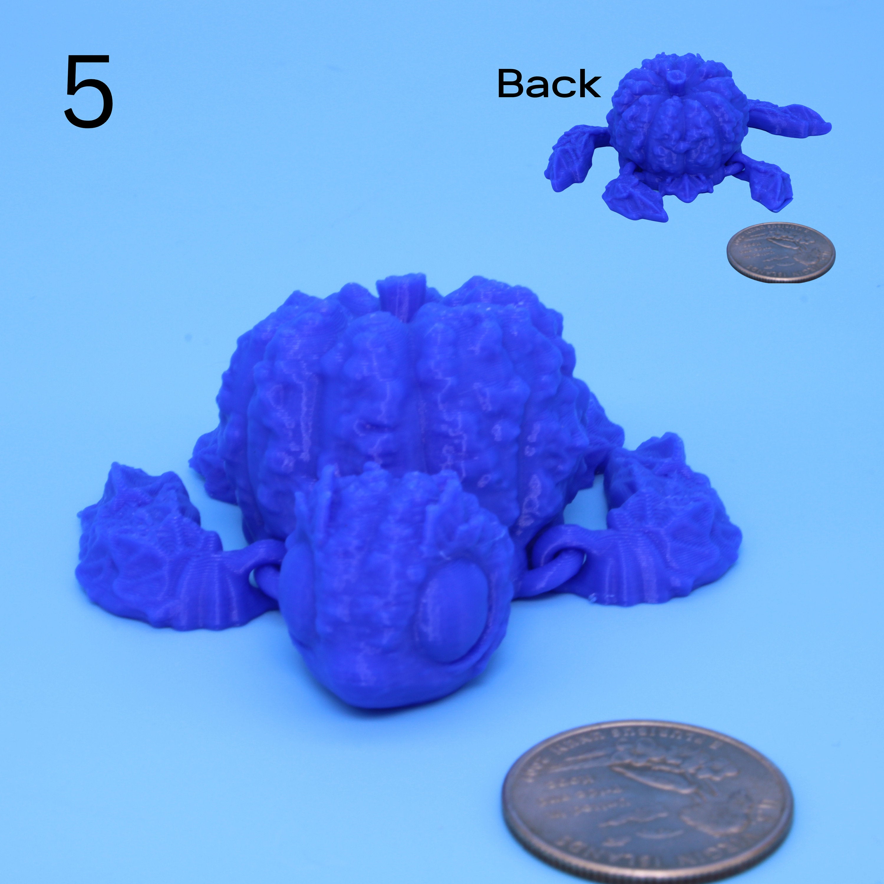 Miniature Turtle | 3D Printed | Flexi Turtle.