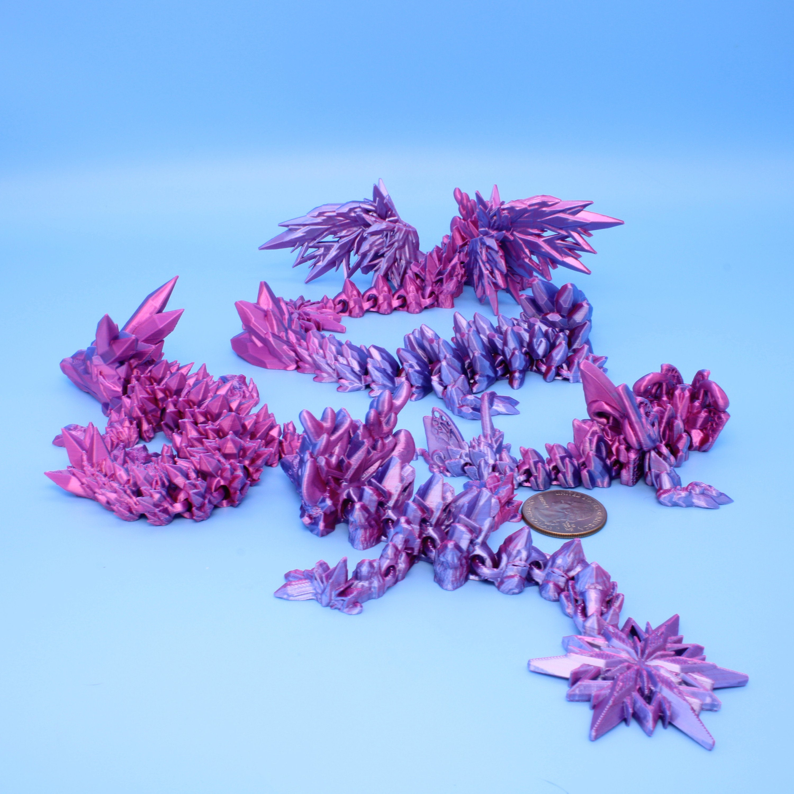 Miniature Dragons, Pink / Blue