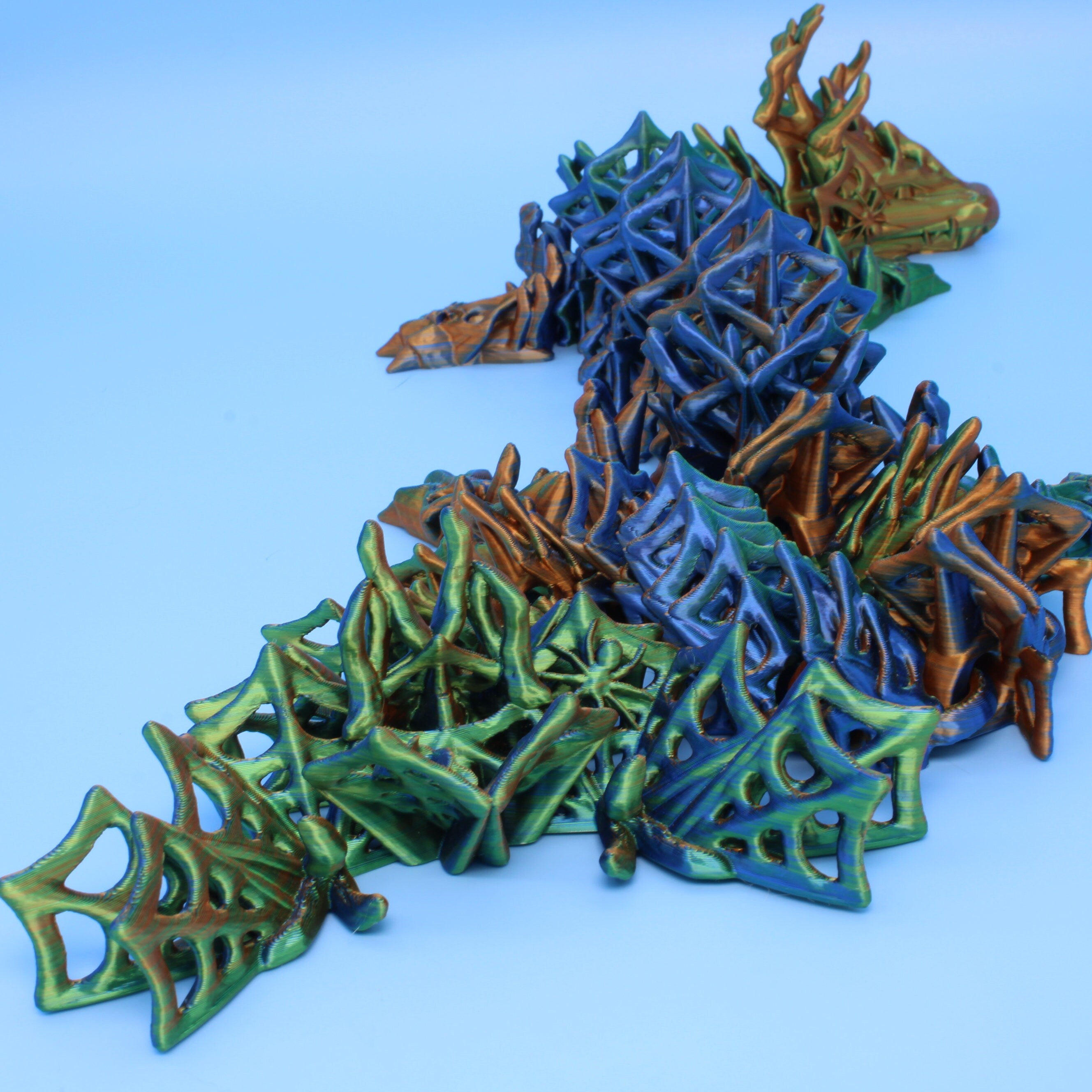 Wicked Dragon | 3D printed | Articulating Dragon | 19.5 in.