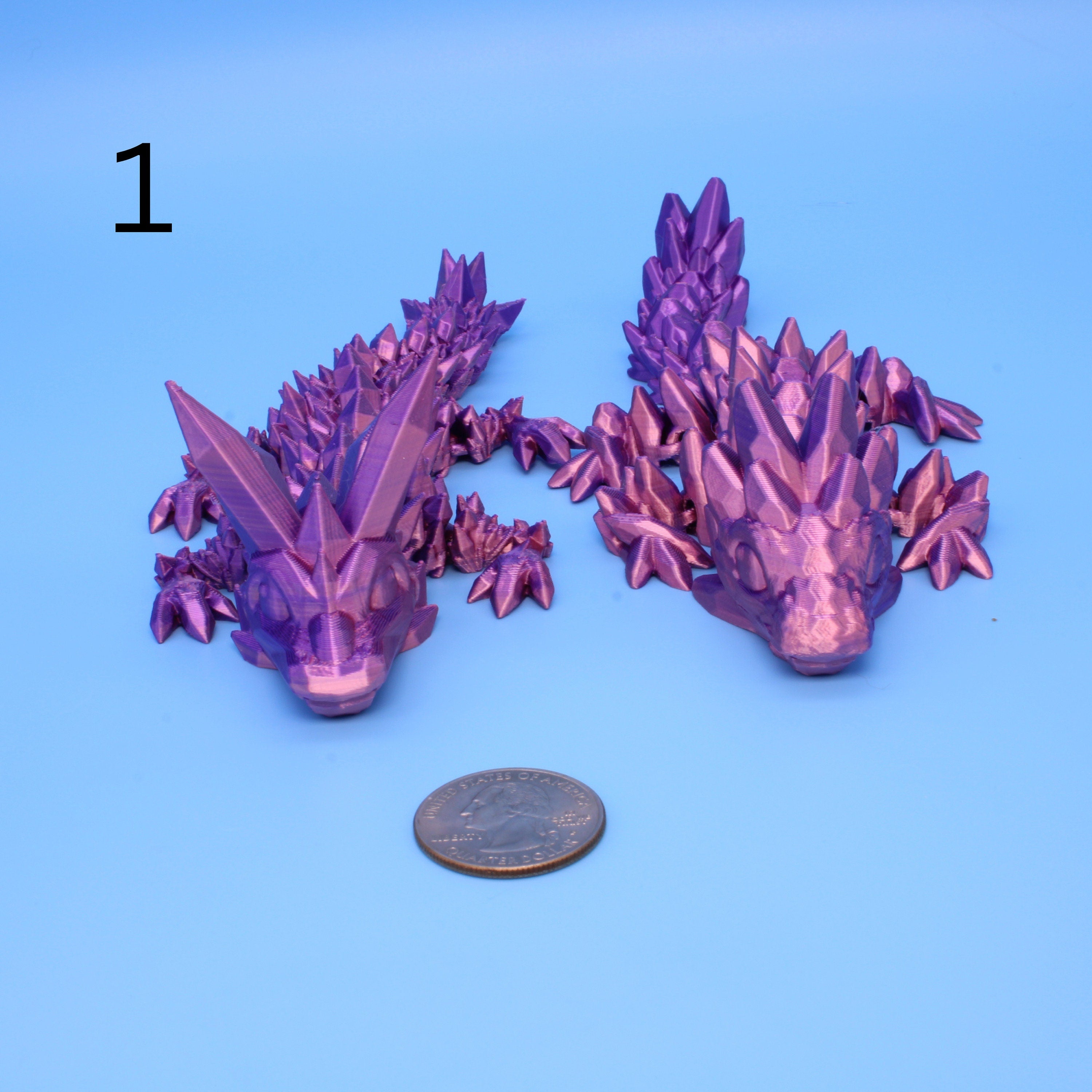 Miniature Dragon Sets, Pink / Purple