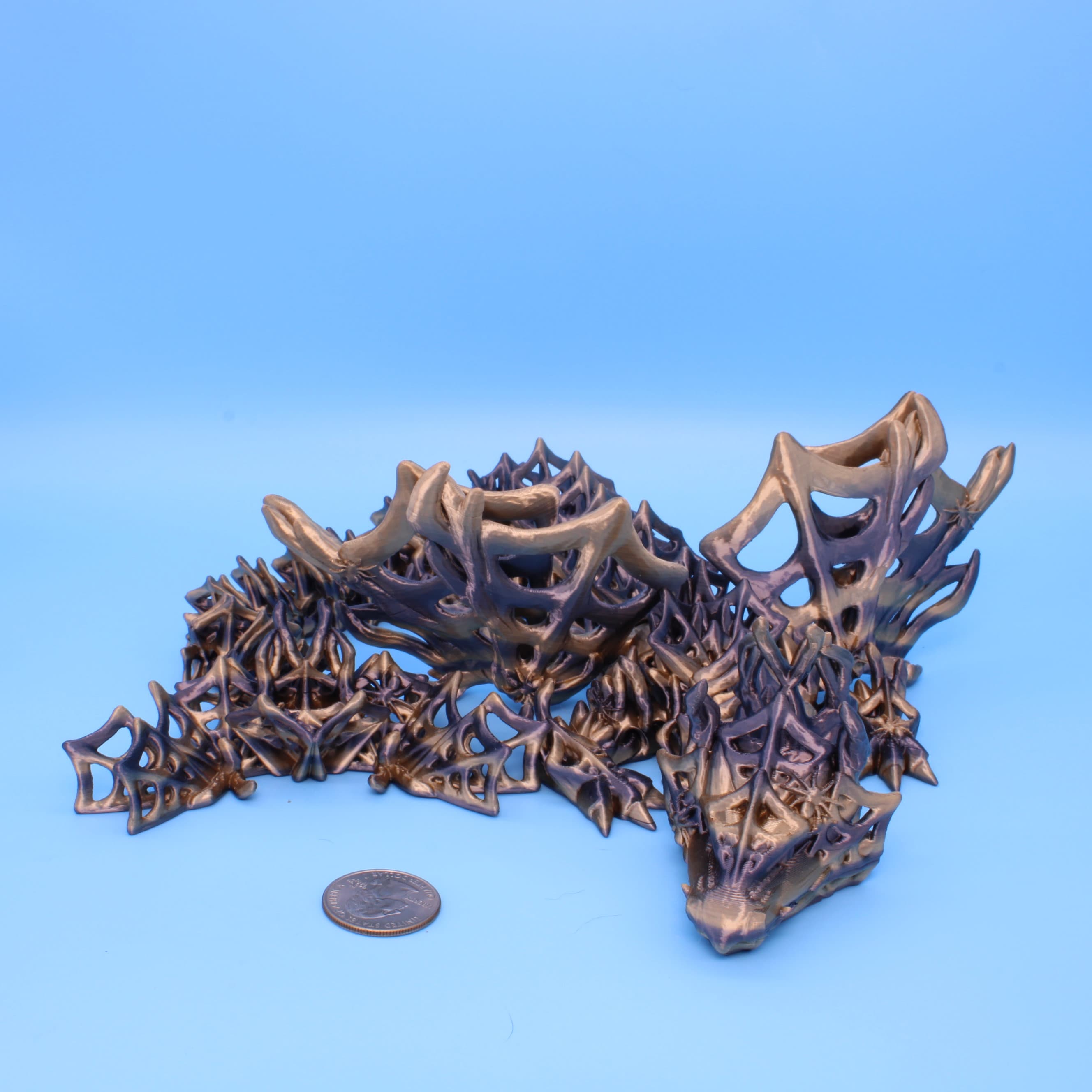 Wicked Wing Dragon | 3D printed | Articulating Dragon | 19.5 in.