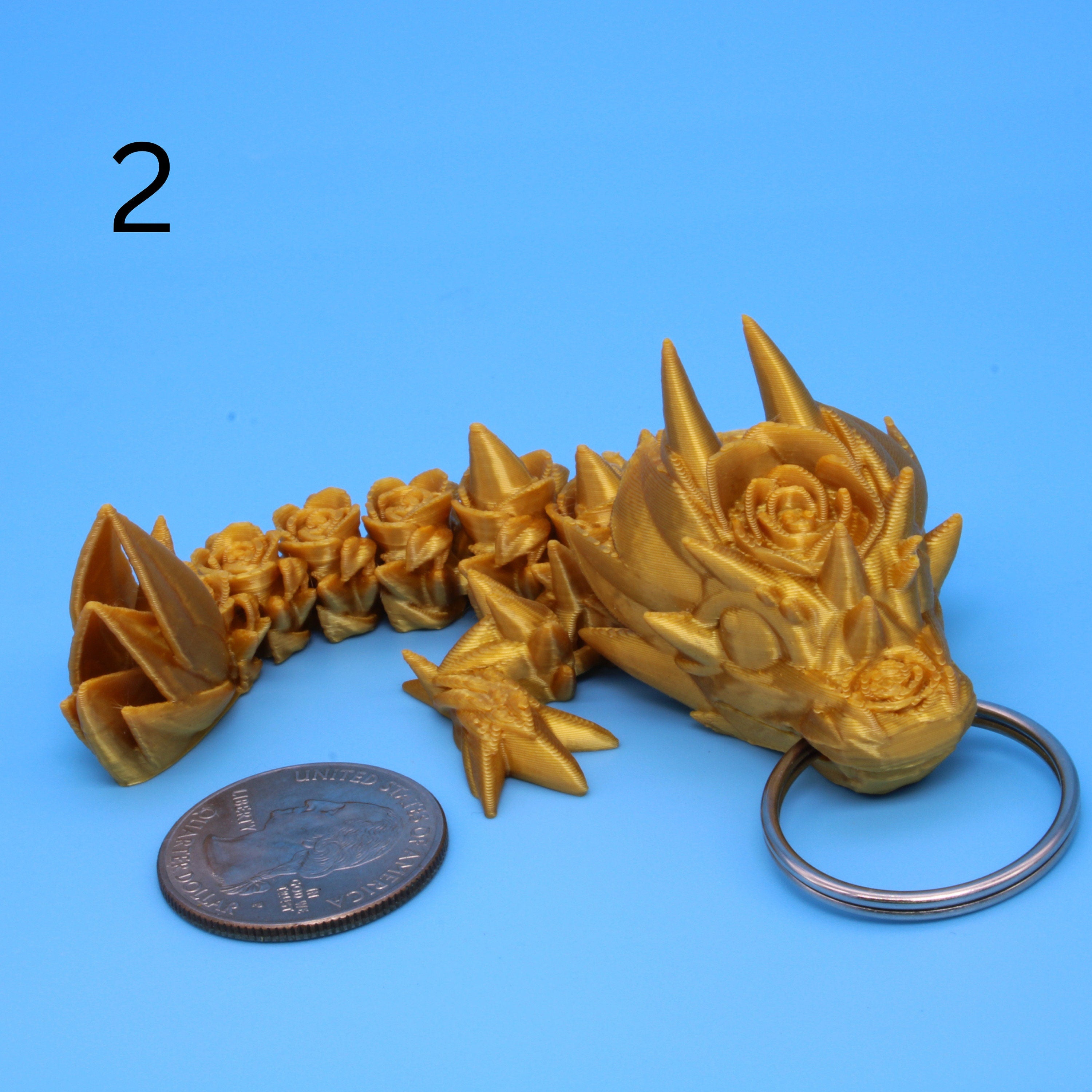 Baby Dragon Keychains- 3D Printed