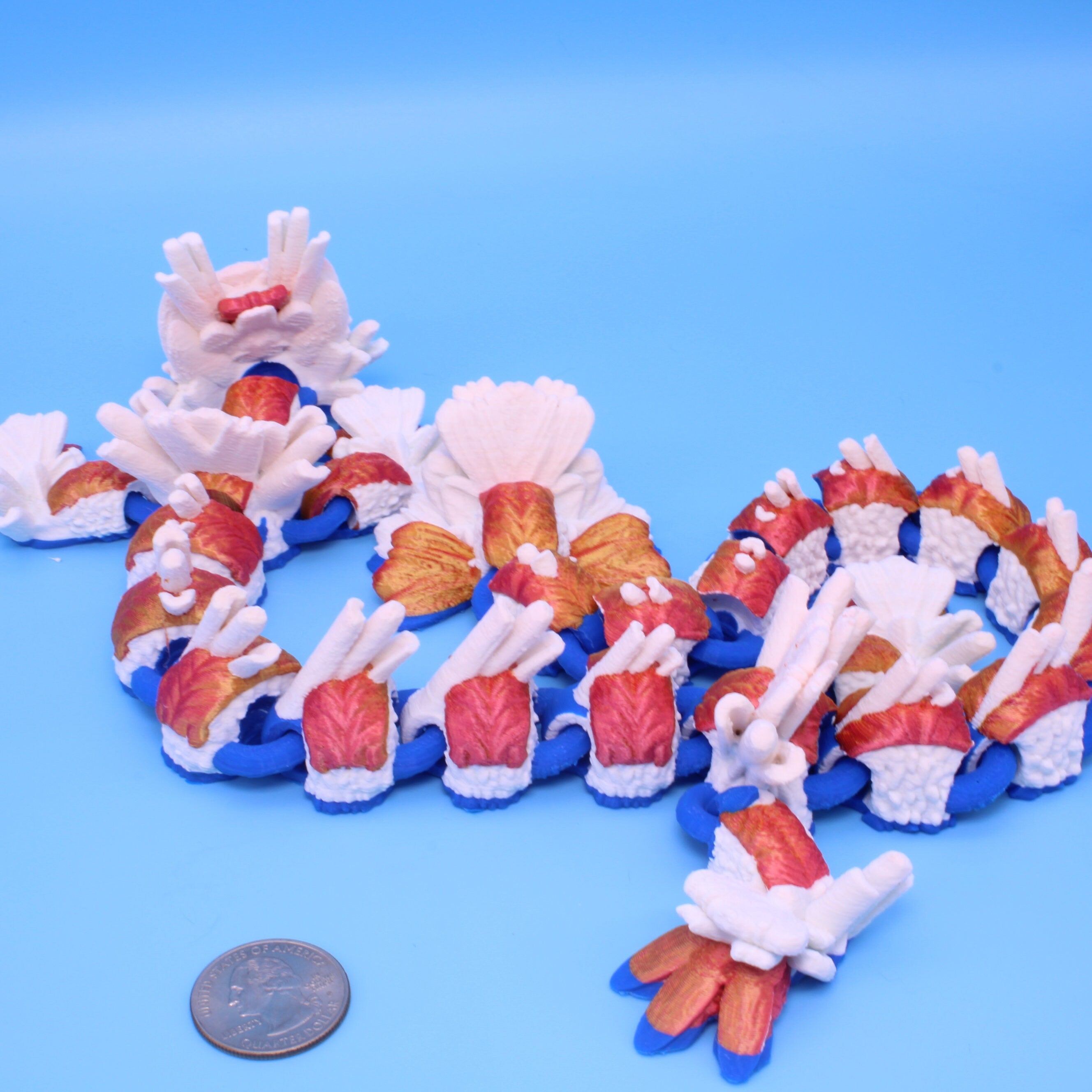 Sushi Dragon (2 Styles) - 3D Printed