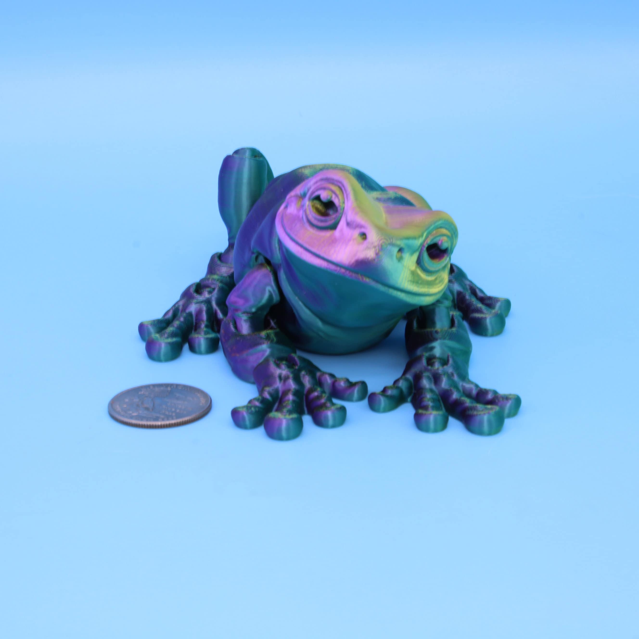 Whites Tree Frog, Over 100 Colors available - 3D Printed | Made to Order