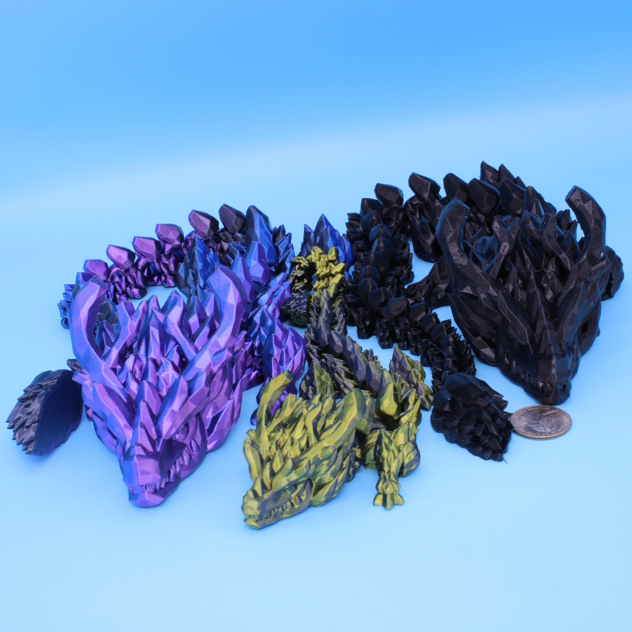 Dragons - 3D Printed 3 Styles