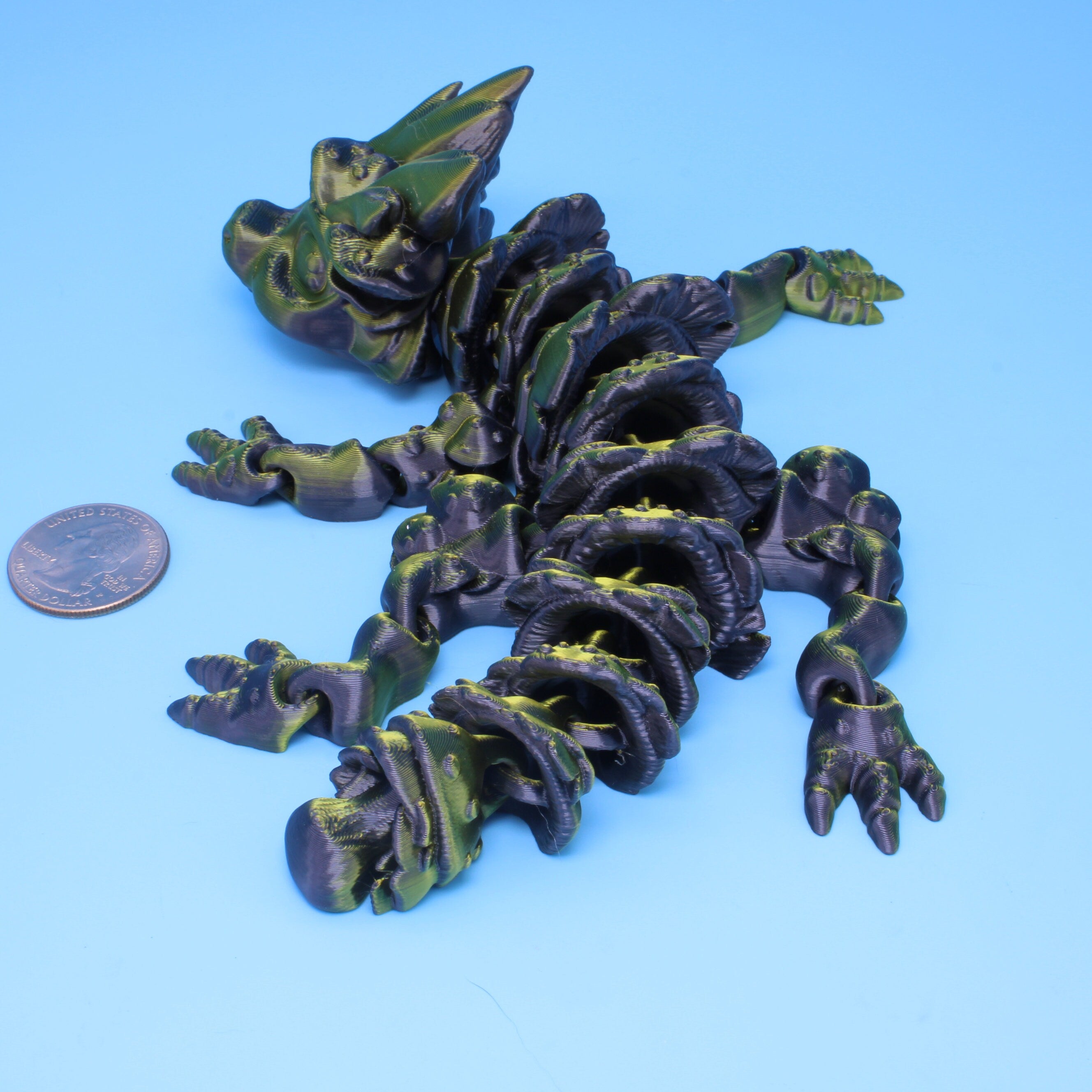 Fungus Tiny Dragon 3D Printed Articulating