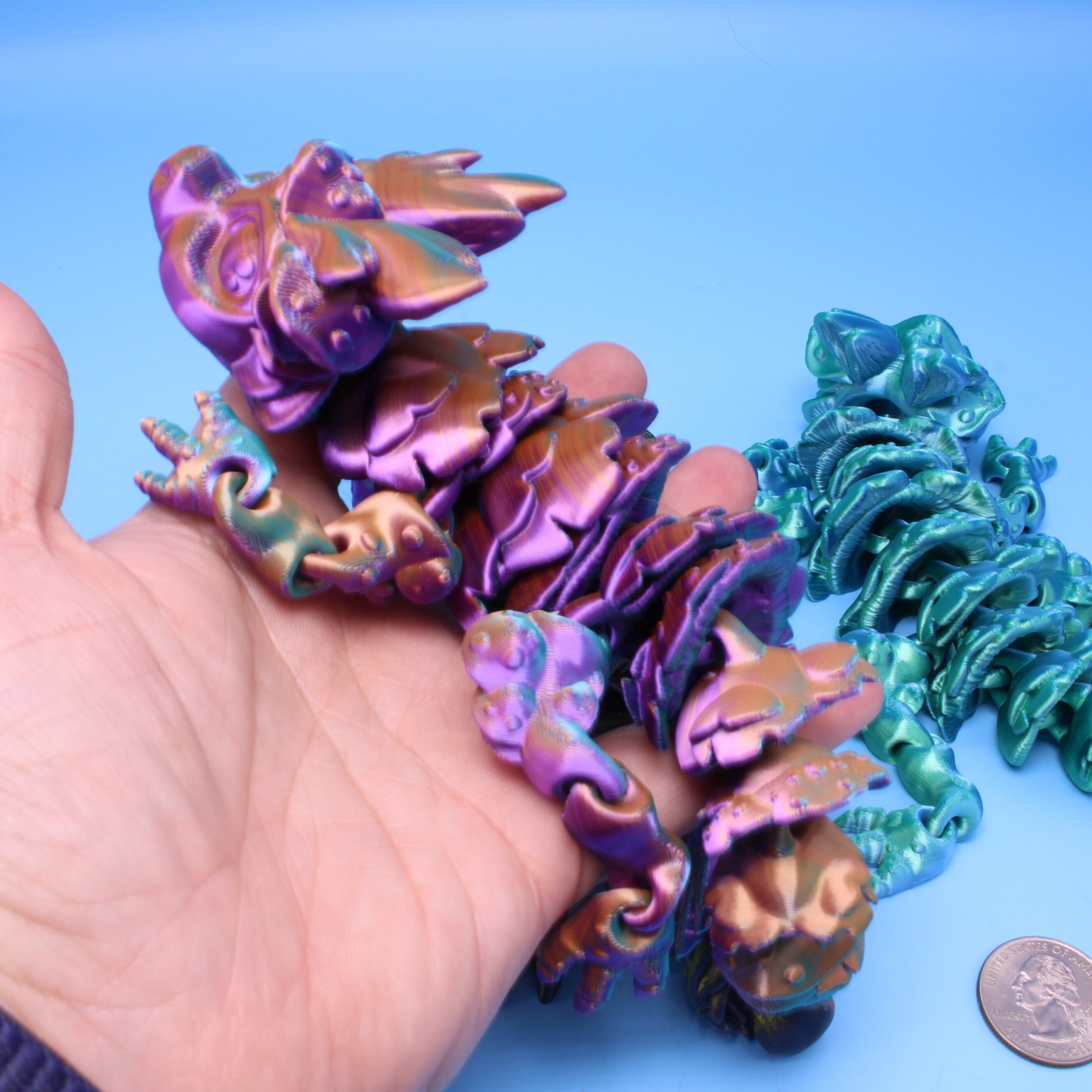 Fungus Tiny Dragon 3D Printed Articulating