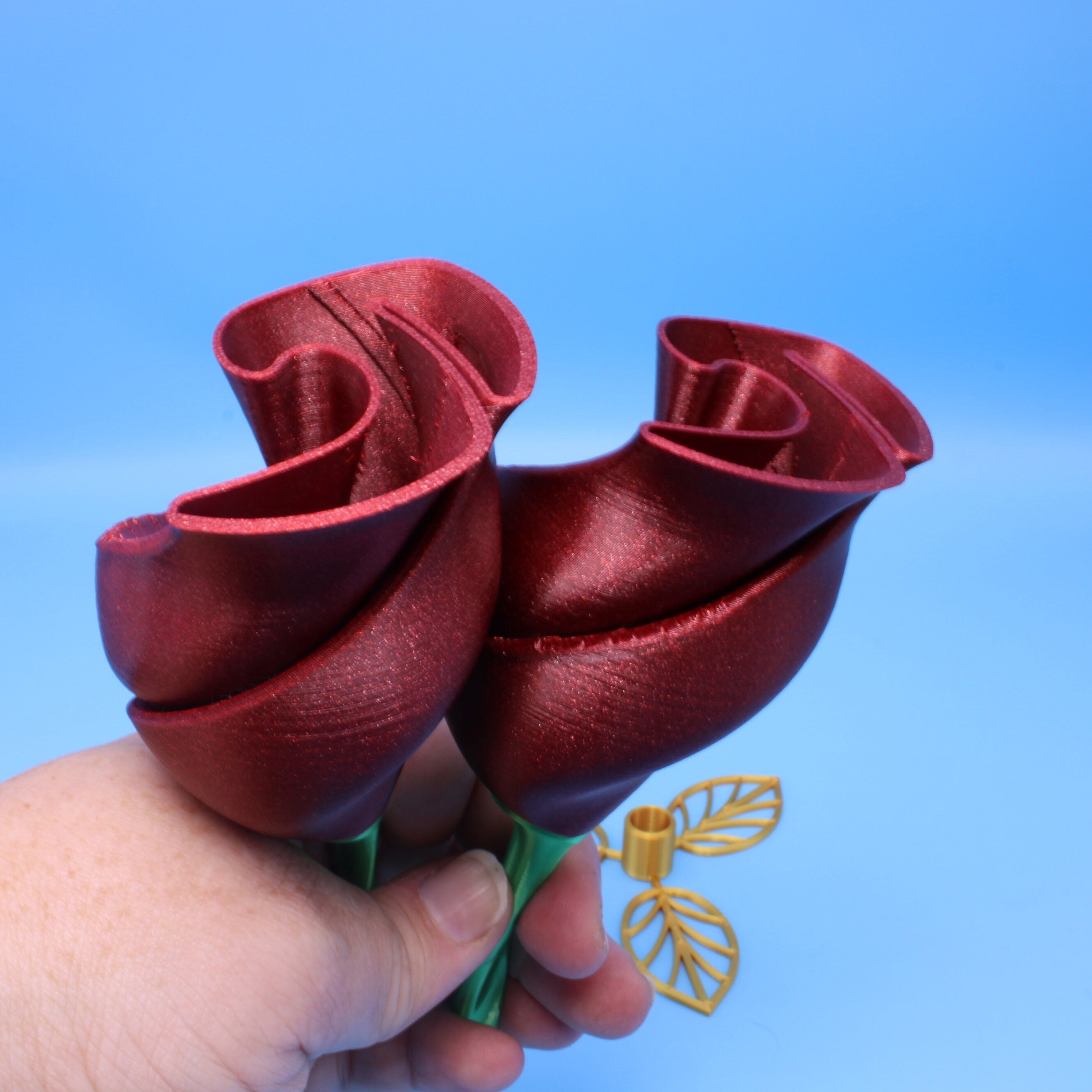 Articulated Rose 3D Printed