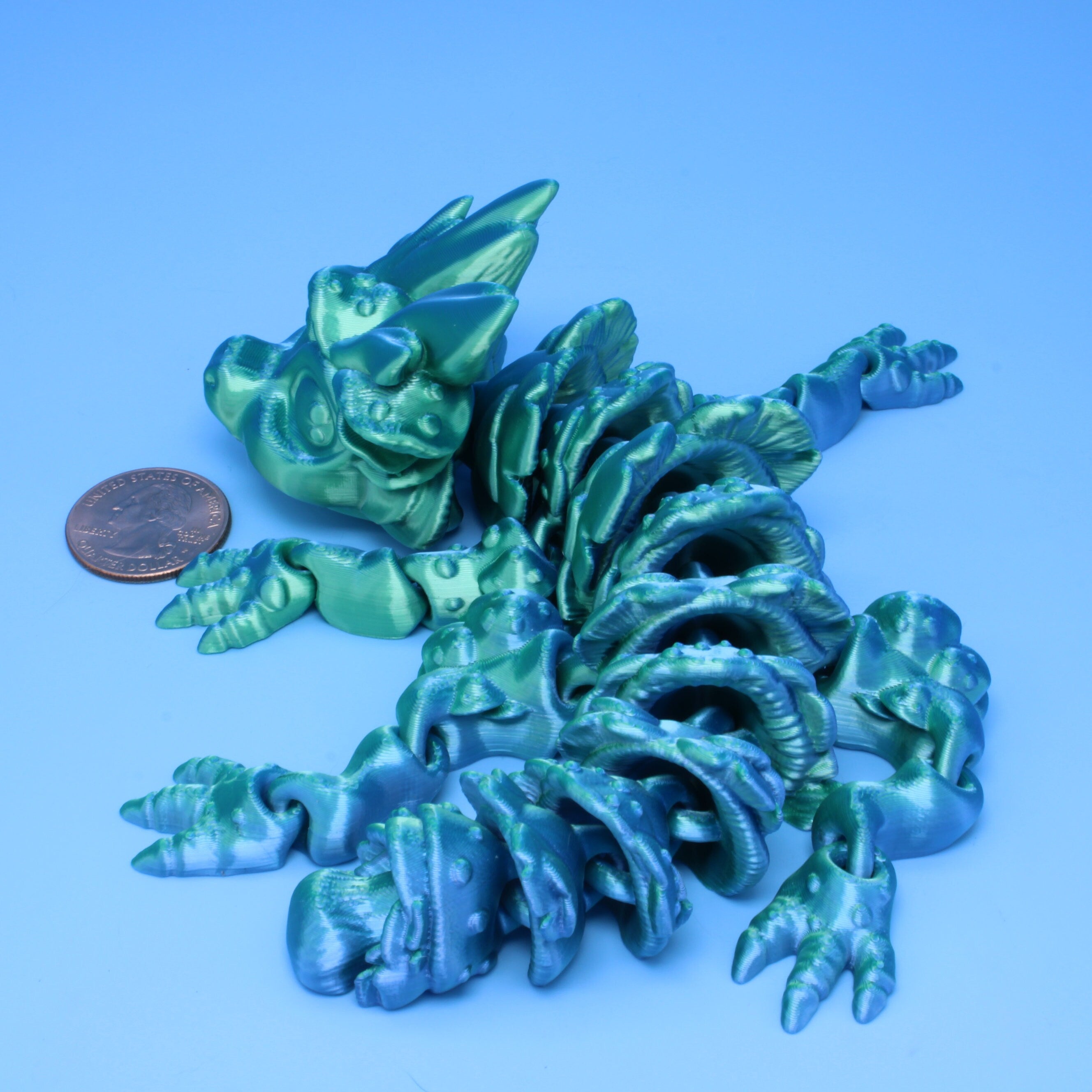 Fungus Tiny Dragon 3D Printed Articulating