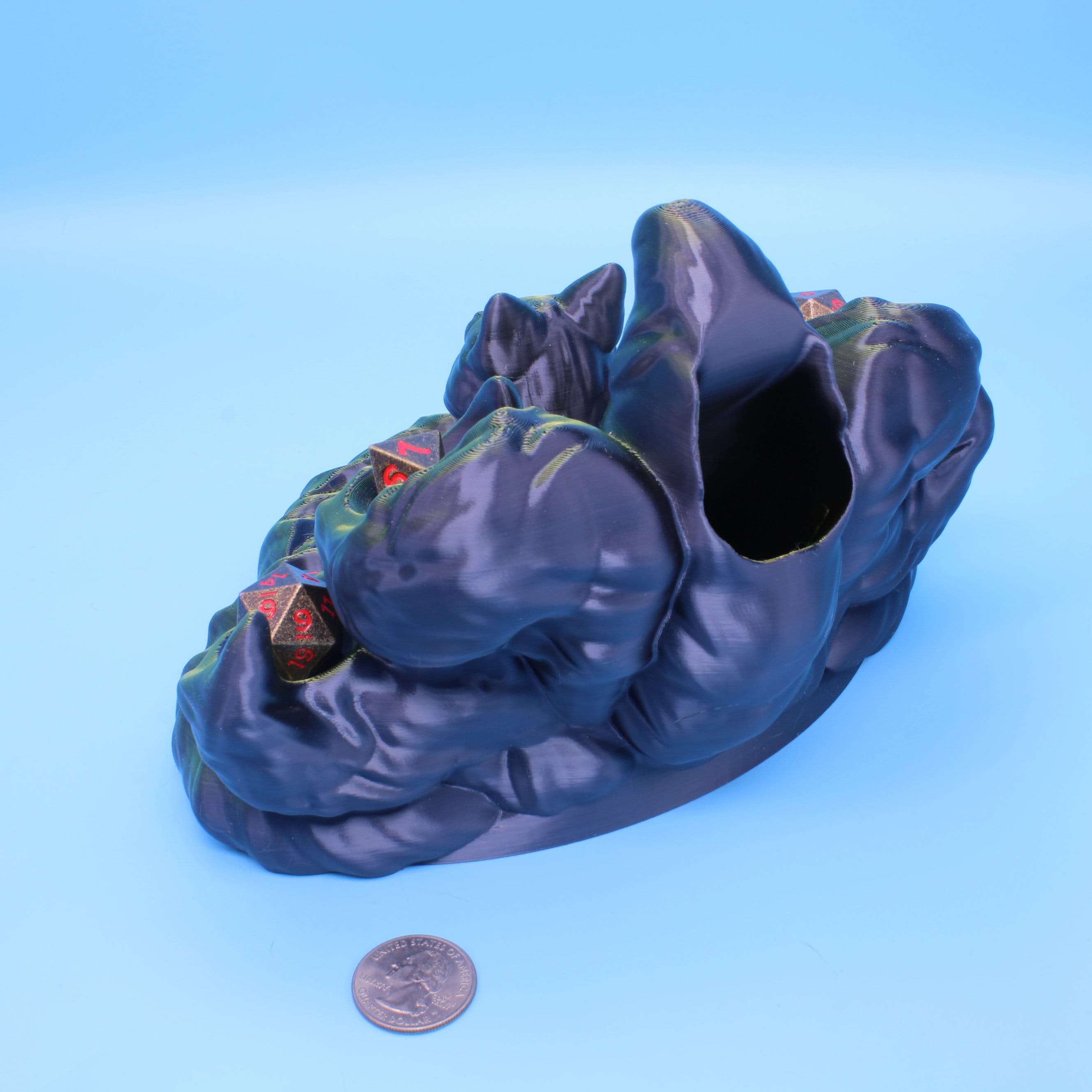 Kitsune Dice Tower and Dice Holder - 3D Printed, Kekreations Authorize